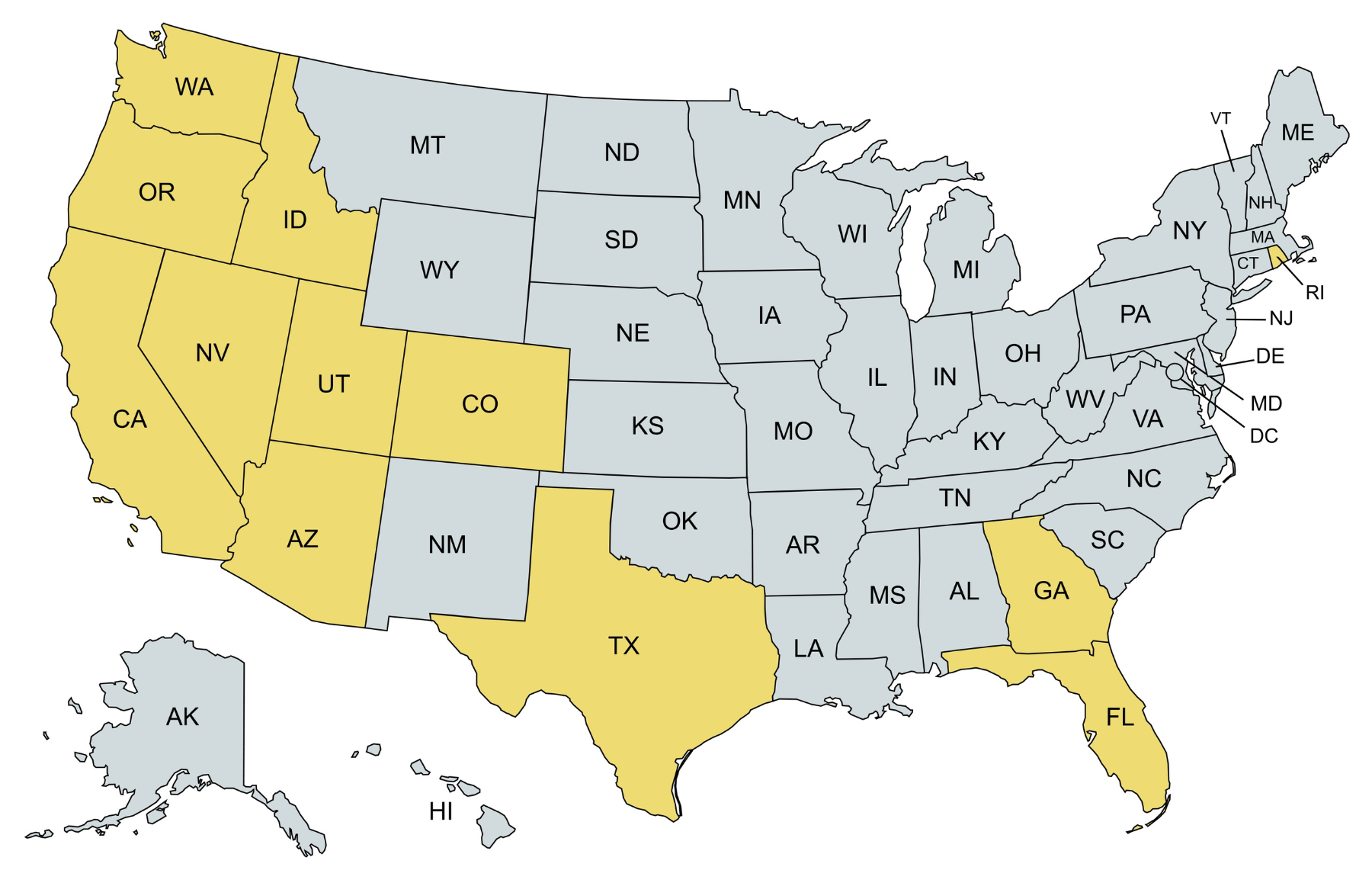 Five Star Mortgage States Licensed 2025